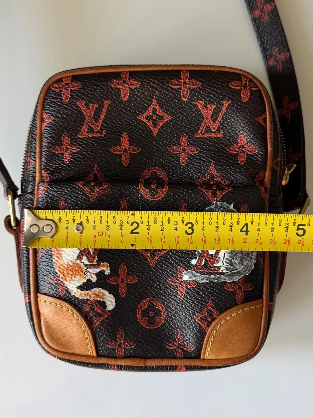 Louis Vuitton Grace Coddington Catogram Paname Mini Crossbody Bag